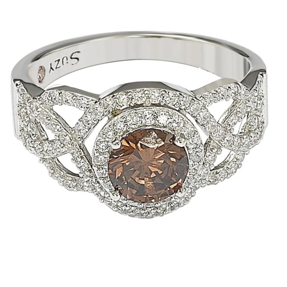 Champagne Diamonds Ring - Picture 8 of 14
